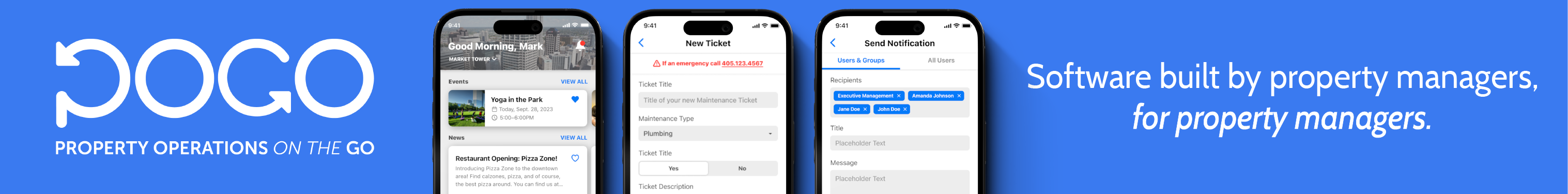 POGO - Property Operations on the Go